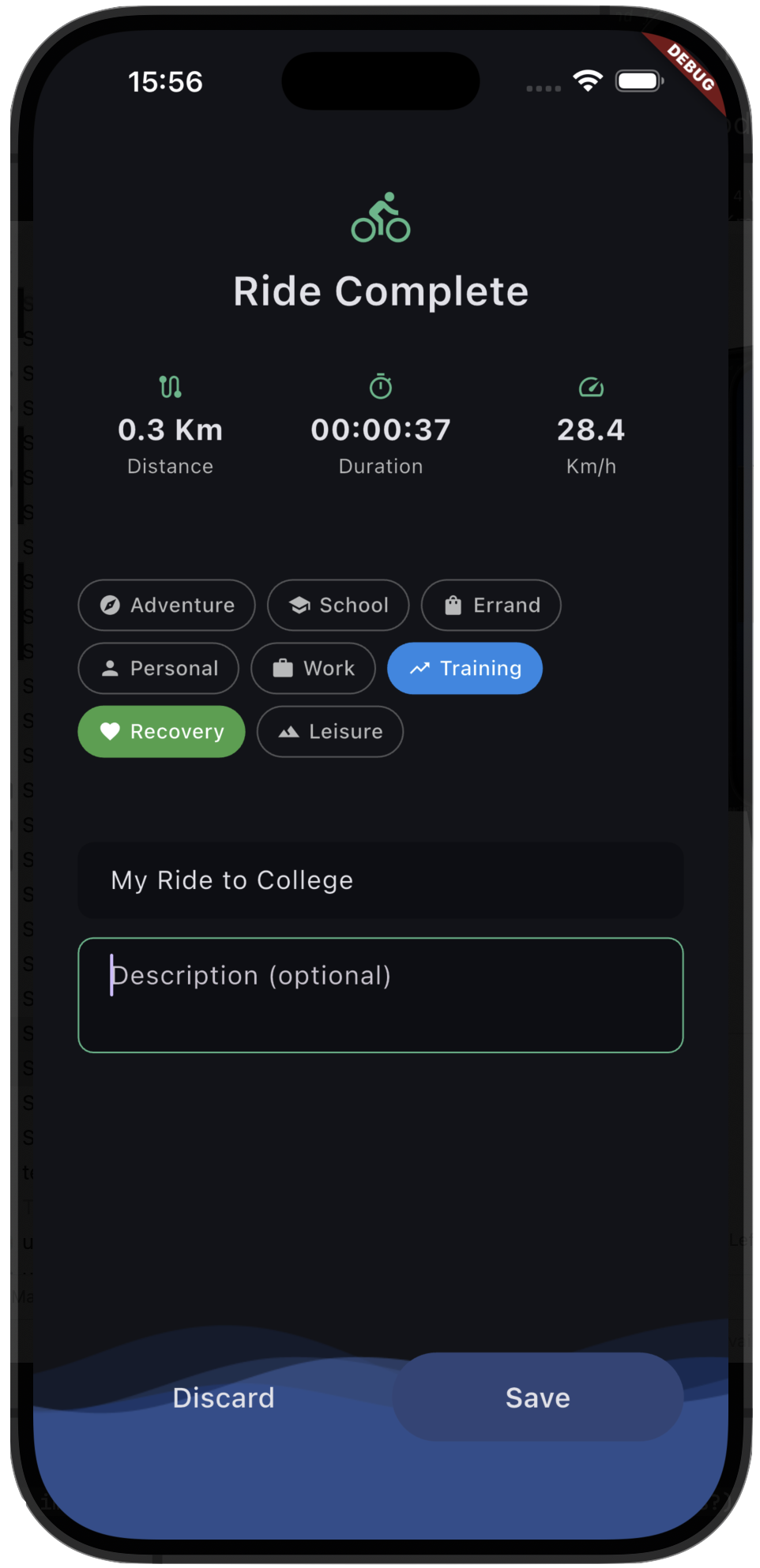 Ride complete